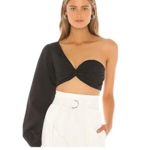 Lovers and friends one shoulder crop top. Lover and friend Ava top